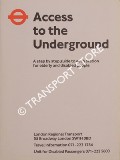 Access to the Underground - A step by step guide to each station for elderly and disabled people by London Underground